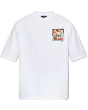 DSquared² T-Shirt With Print - White