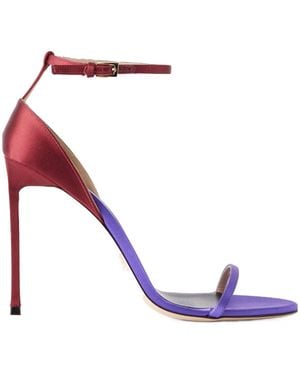 Tom Ford Two-Tone Satin Sandals - Blue