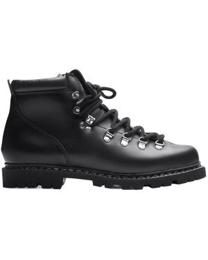 Paraboot Round-Toe Short Boots - Black