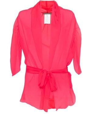Alberta Ferretti Long-Sleeved Casual Jacket - Pink