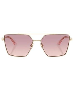 Jimmy Choo Full Frame Sunglasses - Pink