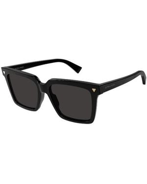 Bottega Veneta Eyewear Square Frame Sunglasses - Black