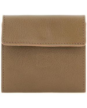 Il Bisonte Bi-Fold Leather Wallet - Natural