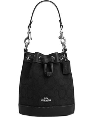 COACH Mini Bucket Bag - Black