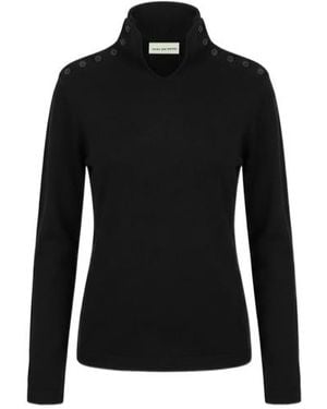 Dries Van Noten Long-Sleeve Knit Top - Black