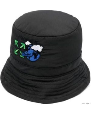Off-White c/o Virgil Abloh Hat Cotton in Blue for Men | Lyst