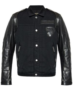 DSquared² X Ducati Leather Jacket - Black