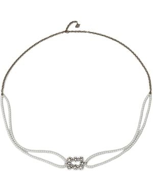 Roger Vivier Efflorescence Belt - Metallic