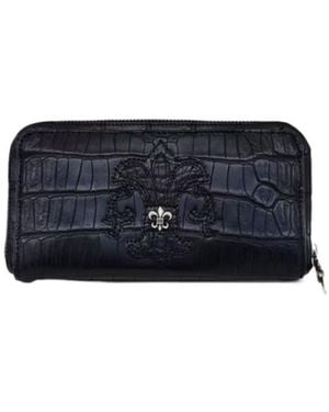 Chrome Hearts Zip Wallet - Blue