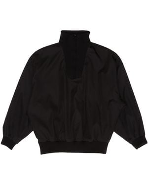 Fear Of God Half-Zipped Pullover Jacket - Black