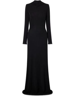 Tom Ford Twisted Jersey-Crepe Gown - Black