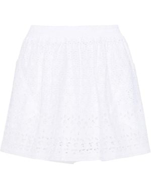 Ermanno Scervino Hollow Skirt - White