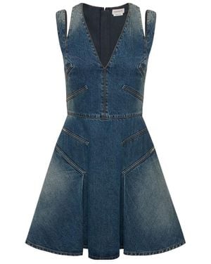 McQueen Short Dress - Blue