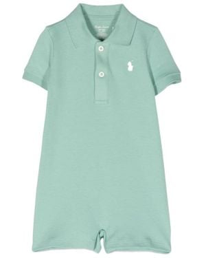 Ralph Lauren Polo Pony-Embroidered Jersey Shorties - Green