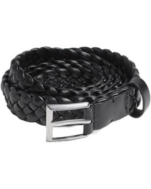 Bottega Veneta Metal Buckle Belt - Black