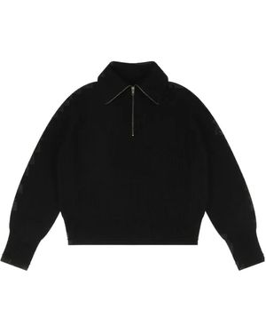 Entire studios Blimp Ribbed-Knit Sweater - Black