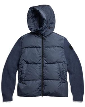 Canada Goose Hybridge Grove Knit Hoodie - Blue