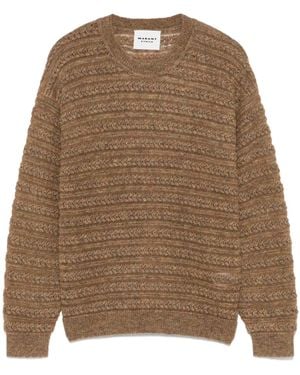 Isabel Marant Isabel Marant Étoile Long-Sleeved Crewneck Jumper - Brown