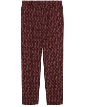 Gucci Gg Shadow Pants - Purple