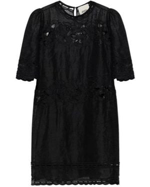 Isabel Marant Short-Sleeved Dress - Black