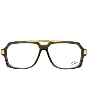 Cazal 6034 Geometric-Frame Glasses - Metallic