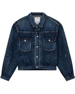Visvim Long-Sleeved Denim Jacket - Blue