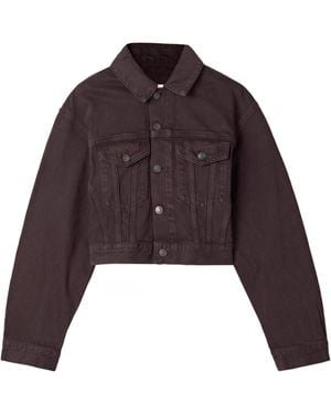 Agolde Radley Denim Jacket - Brown