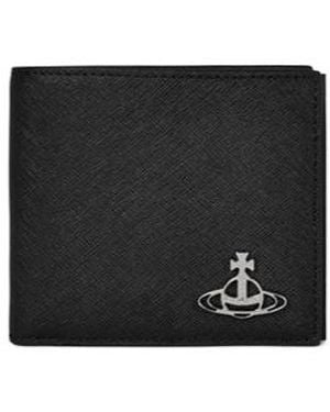 Vivienne Westwood Embellished Kent Billfold Wallet - Black