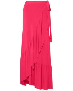 Eres Julia Ruffled Pareo Skirt - Pink