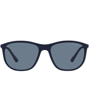 Emporio Armani Square Frame Sunglasses - Blue
