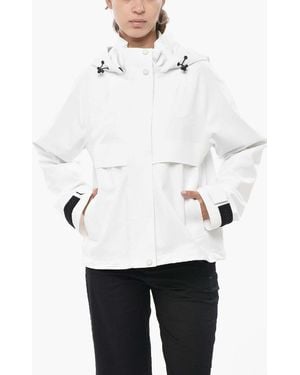 Woolrich Stretch Hooded Jacket - White