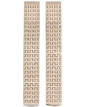 Tom Ford Logo Earrings - White