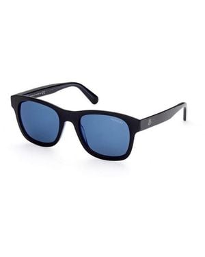Moncler Eyewear Square Frame Sunglasses - Blue