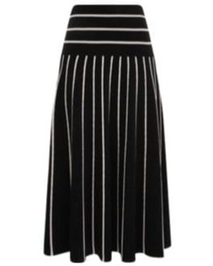 Zimmermann Striped Skirt - Black