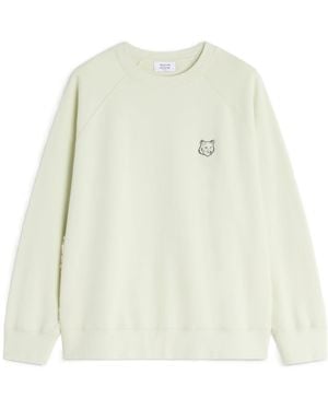 Maison Kitsuné Fox-Motif Sweatshirt - White