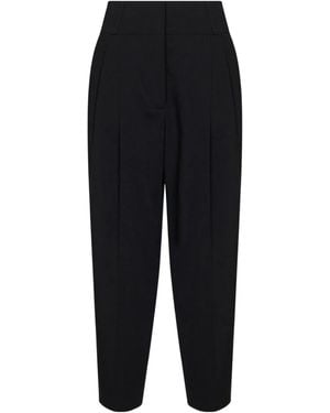 TOTEME Pleated Balloon Trousers - Black