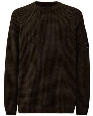 C.P. Company Lens-Detail Sweater - Black