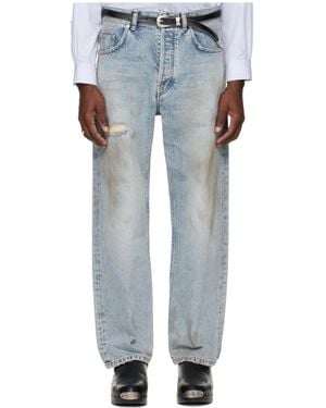 Enfants Riches Deprimes Enfants Riches Déprimés Distressed Baggy Jeans - Blue