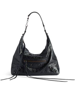 Balenciaga Le City Hobo Shoulder Bag - Black