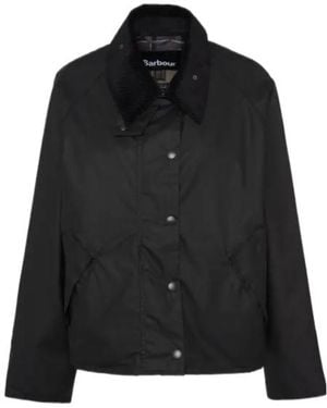 Barbour Transport Waxed Jacket - Black