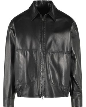 Salvatore Santoro Reversible Leather Jacket - Black