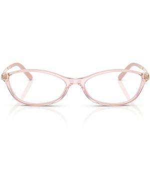 Miu Miu Eyewear Oval-Frame Glasses - White