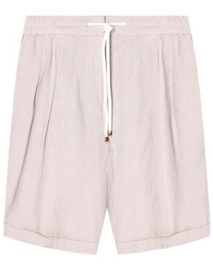 Brunello Cucinelli Elastic Waist Shorts - Pink