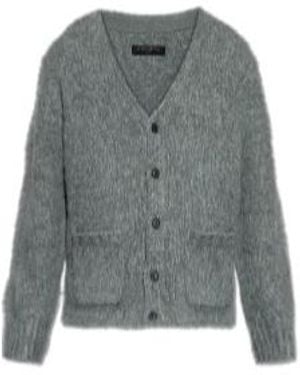 AllSaints Tobie Knit Cardigan - Gray