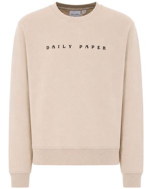 Daily Paper Logo Crewneck Sweatshirt - Natural