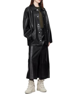 Stand Studio Elisia Leather Jacket - Black