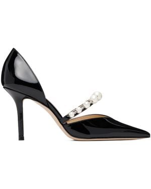 Jimmy Choo Aurelie 85 Pointed-Toe High Heels - Black