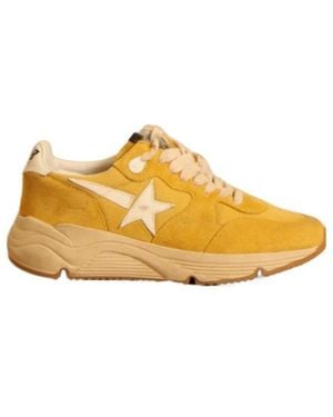 Golden Goose Laced Sneakers - Yellow