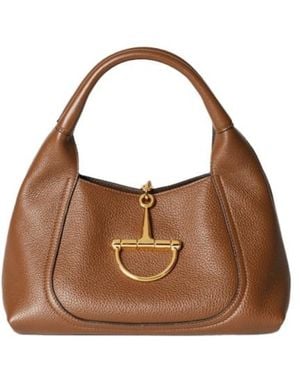 Gucci Softbit Small Shoulder Bag - Brown