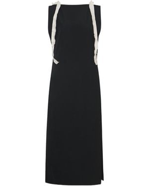 The Row Giuliessa Midi Dress - Black